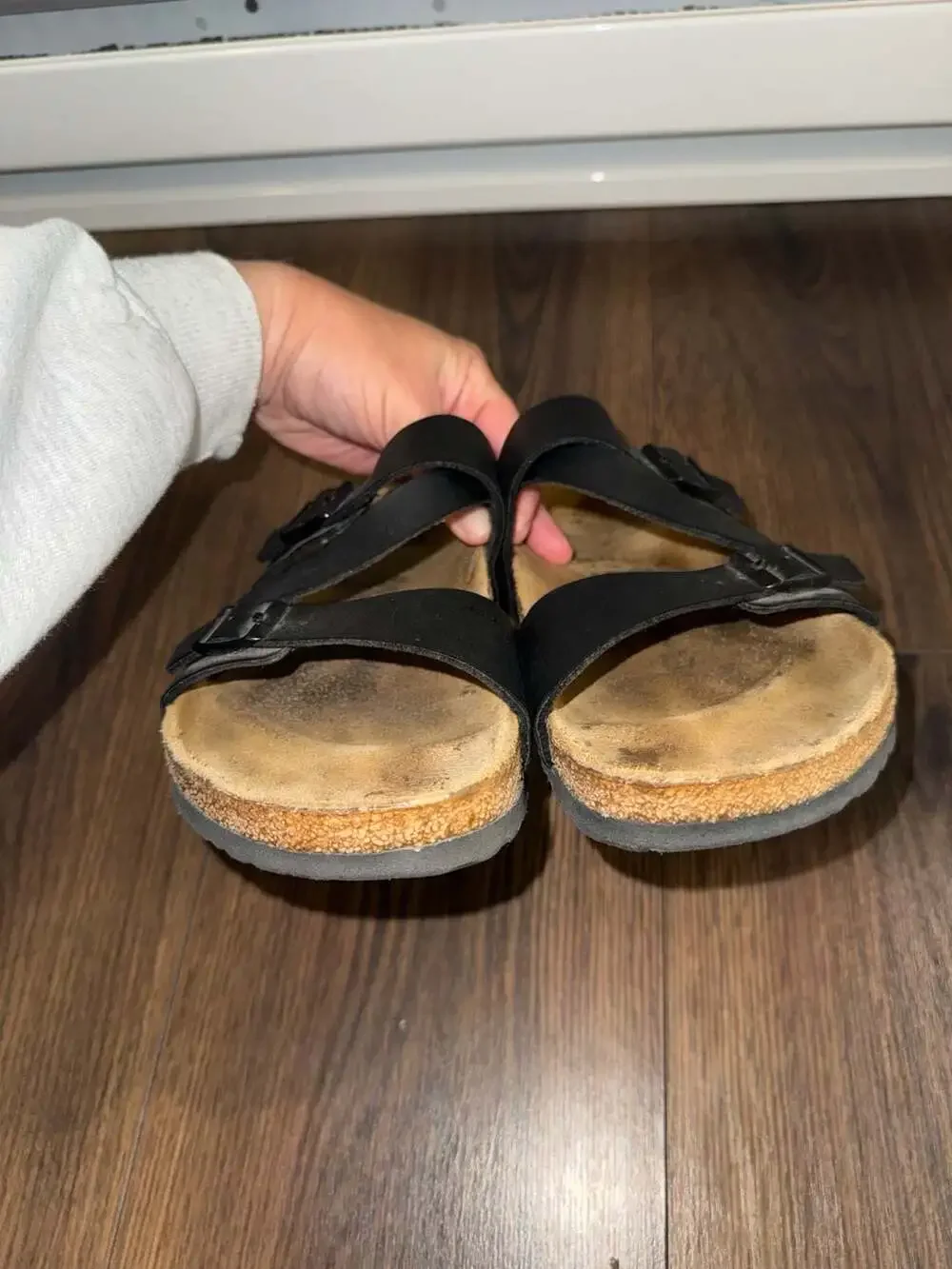 Birkenstock Salina Birko-Flor Black Strappy Sandals